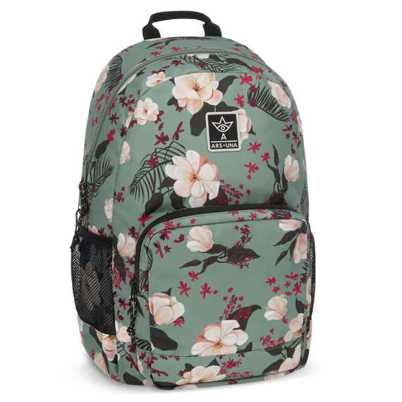 Ars Una Flowery green hátizsák AU-14