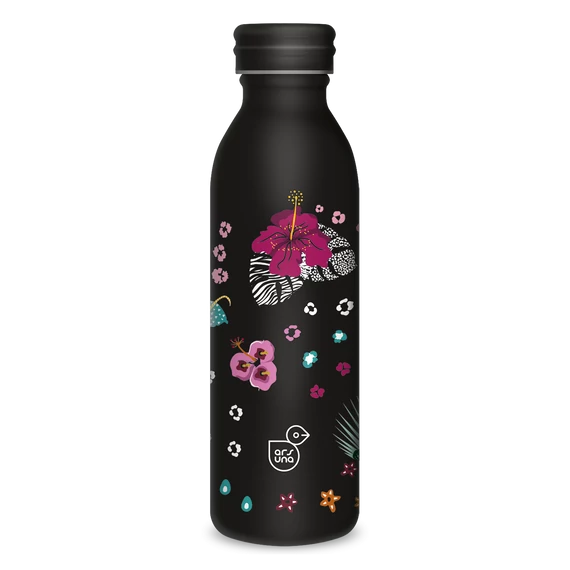 Ars Una duplafalú fémkulacs-600 ml - Black Hibiscus