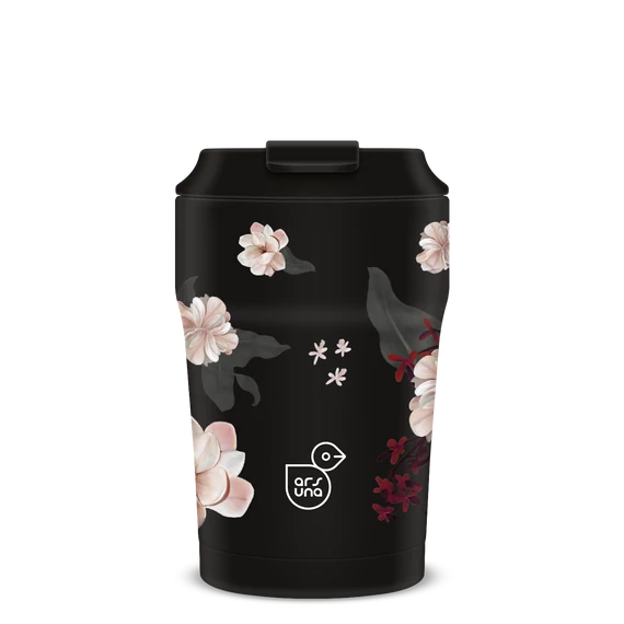 Ars Una thermo bögre-350ml - Flowery black