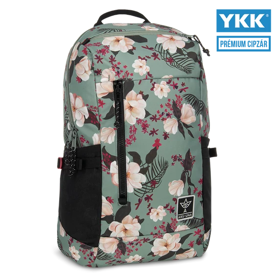 Ars Una Flowery green hátizsák AU-17