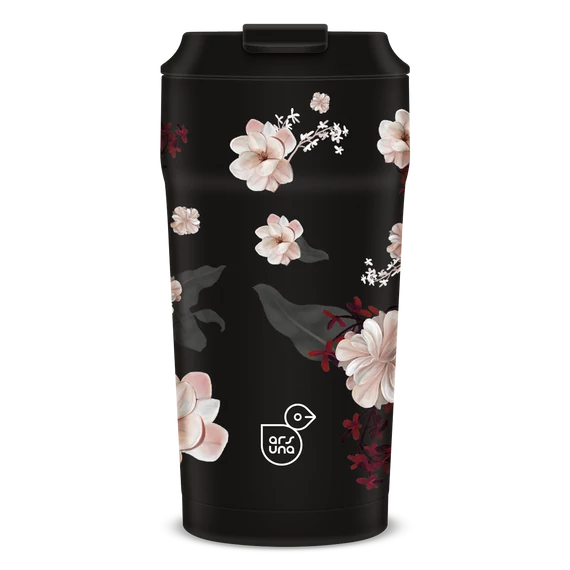 Ars Una thermo bögre-470ml - Flowery black