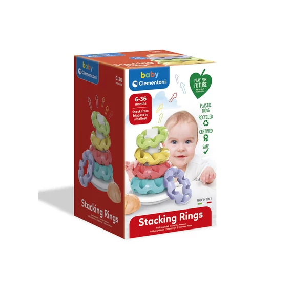 Baby Clementoni Gyűrűs Építőtorony
