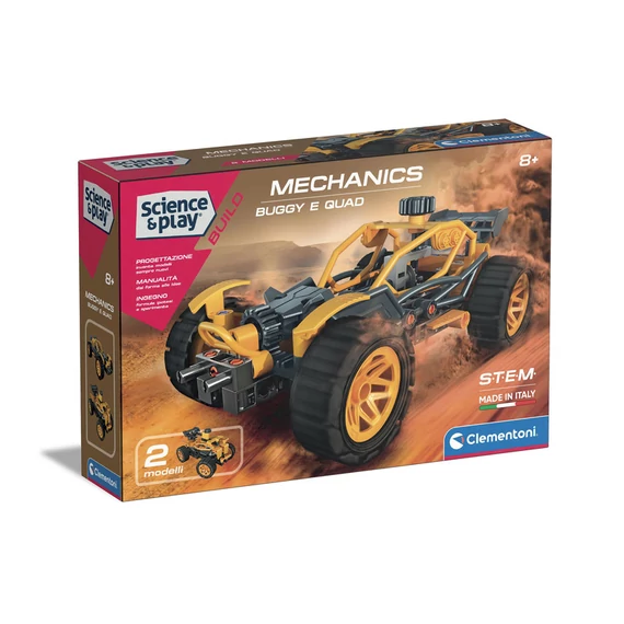 Clementoni: Tudomány és Játék - Buggy és Quad építőkészlet