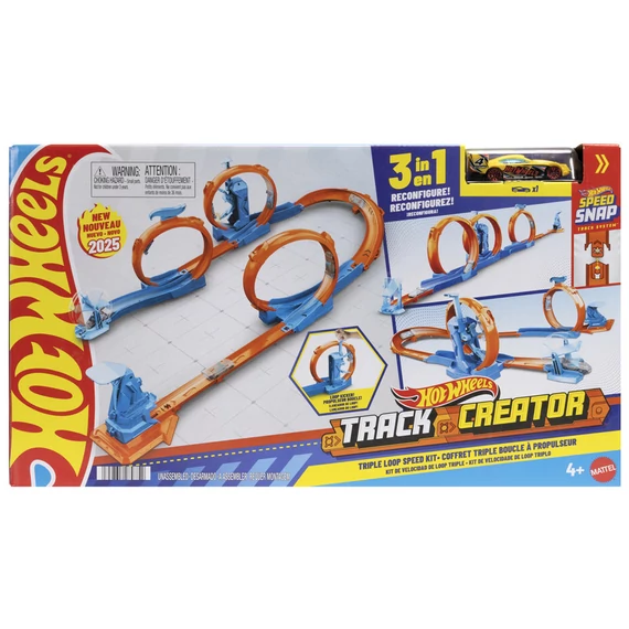 Hot wheels track creator - tripla hurok pálya