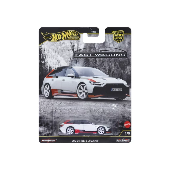Hot wheels autókultúra kisautó - Audi RS6