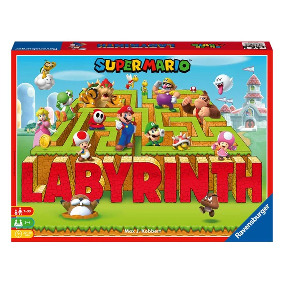 Super Mario labirintus társasjáték