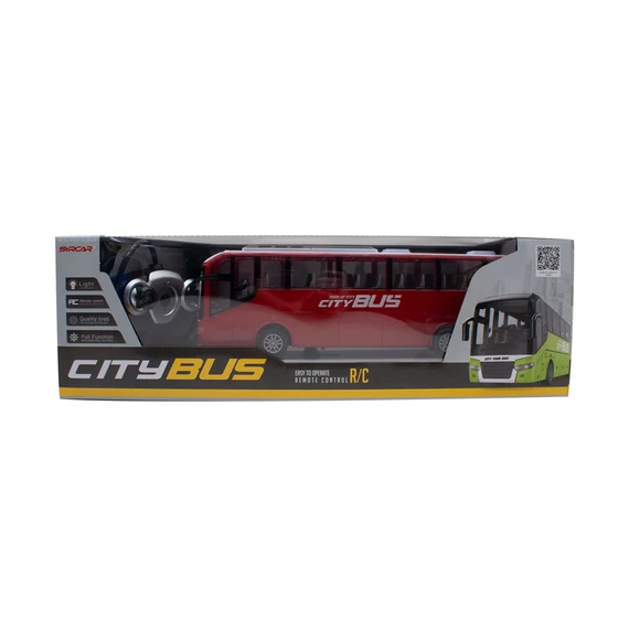 RC busz, 4 csatornás, akkus 28 cm