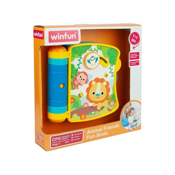 Winfun: Dzsungel barátok mesekönyv bébijáték