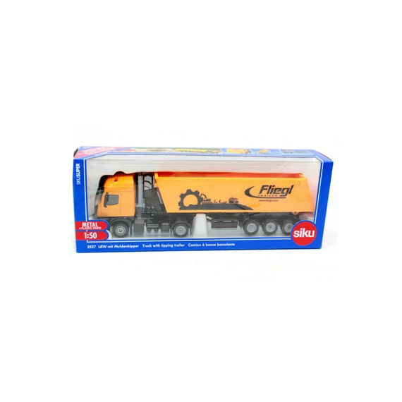 SIKU Mercedes-Benz kamion utánfutóval 1:50 - 3537