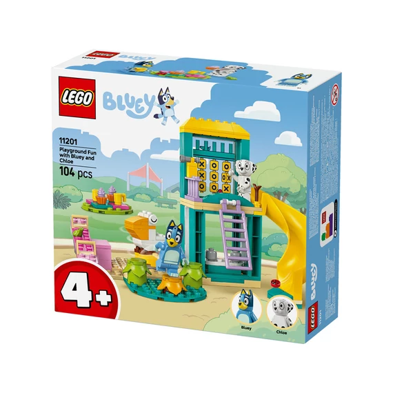 LEGO Bluey 11201 Bluey és Kloé vidám kalandjai a játszótéren