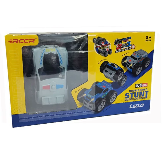 Távirányítós átfordulós autó, 2, 4GHz, 4 csatorna, akkus