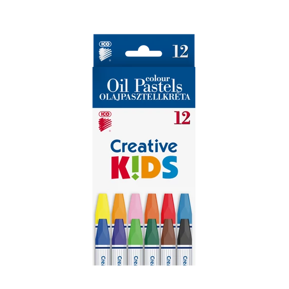 ICO CREATIVE KIDS Olajpasztellkréta 12 db-os