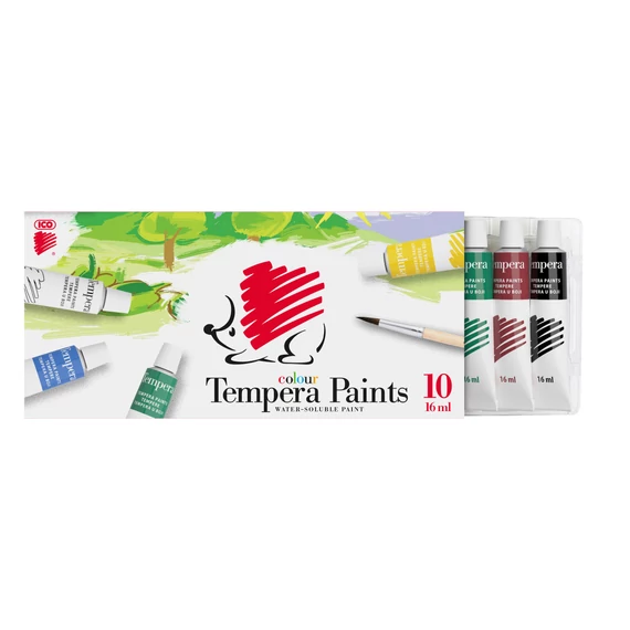 ICO SÜNI Tempera színes 10 tubusos 16 ml/tubus