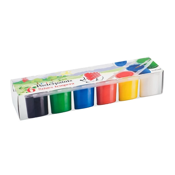 ICO SÜNI Tempera színes 6 tégelyes 25ml/tégely