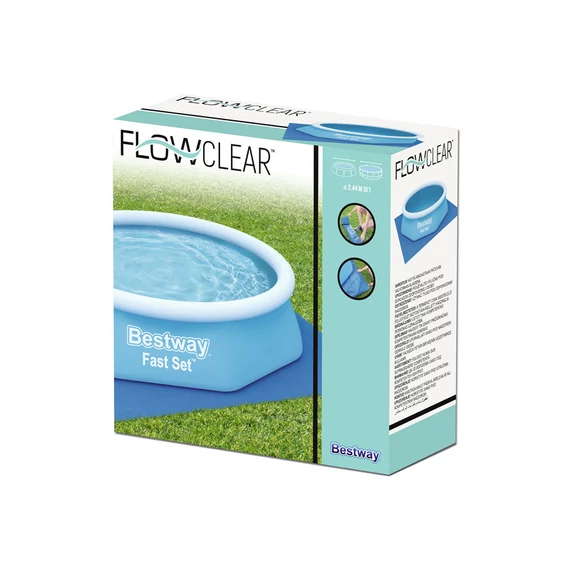 Bestway Négyszög  medence fólia alátét 244x244cm