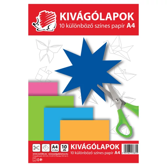 ICO SÜNI Kivágólapok 10 lap, A/4