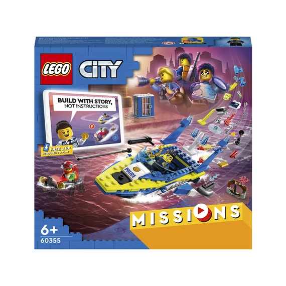 LEGO City Missions 60355 Vízirendőrség nyomozói küldetés