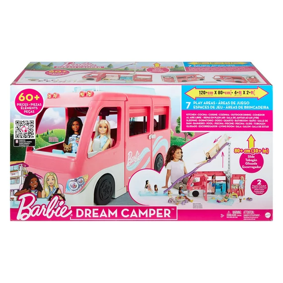 Barbie lakóautó óriáscsúszdával