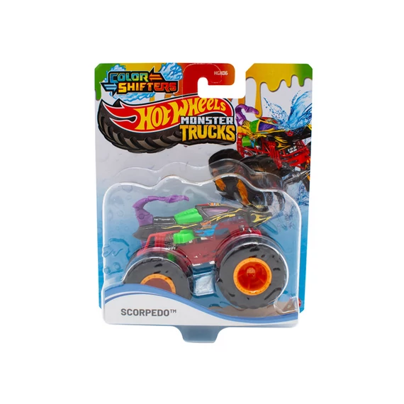 Hot wheels Monster trucks színváltós autó