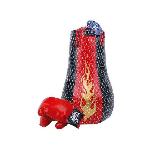 Bokszkészlet - piros-fekete, 43 cm