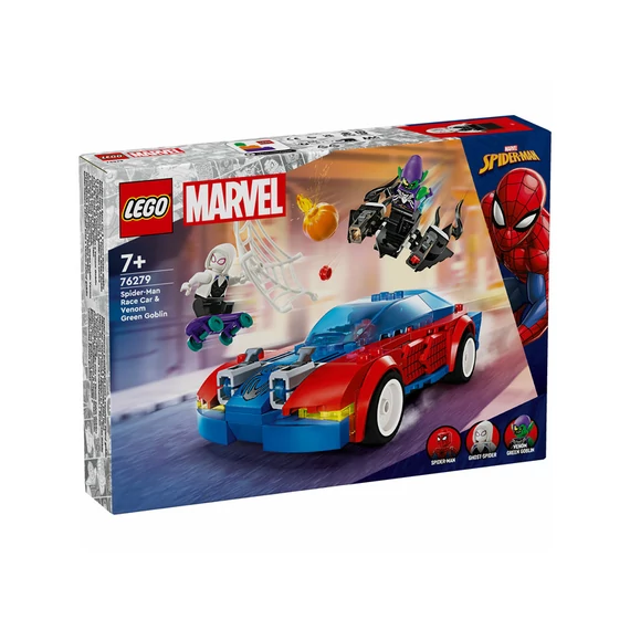 LEGO Super Heroes Marvel 76279 Pókember versenyautó & Venomizált Zöld Manó