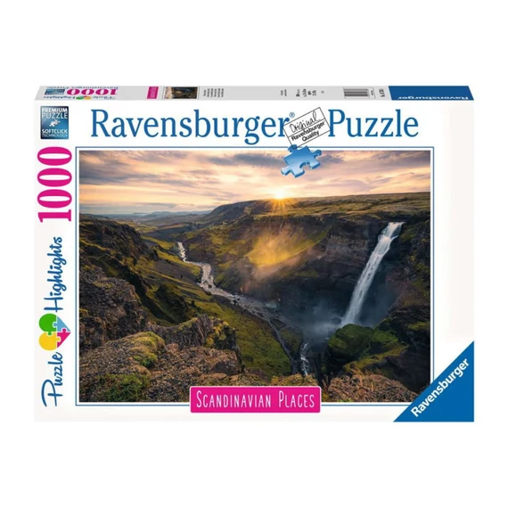 Ravensburger Puzzle 1000 db - Haifoss vízesés, Írország