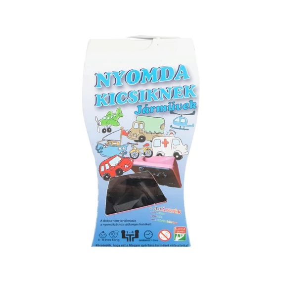 Nyomda kicsiknek 10 darabos készlet - többféle