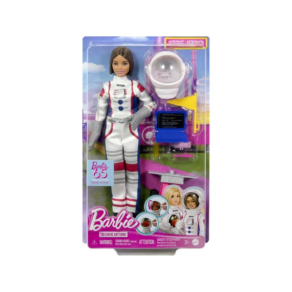 Barbie 65. Évfordulós karrier játékszett - űrhajós