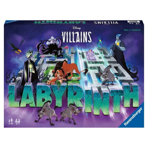 Disney Gazemberek Labirintus társasjáték