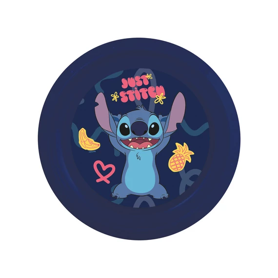 Műanyag Stitch lapostányér