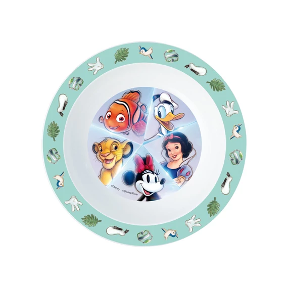 Műanyag Disney100 mikrózható mélytányér