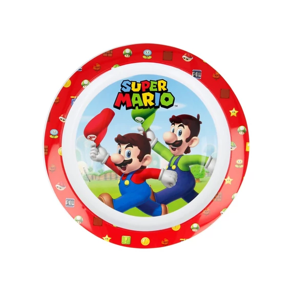 Műanyag Super Mario mikrózható lapostányér