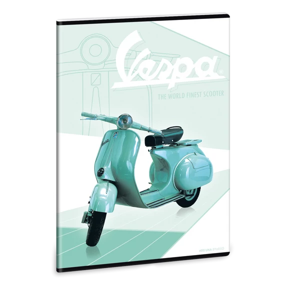 Vespa Retro A/4 extra kapcsos füzet-négyzethálós