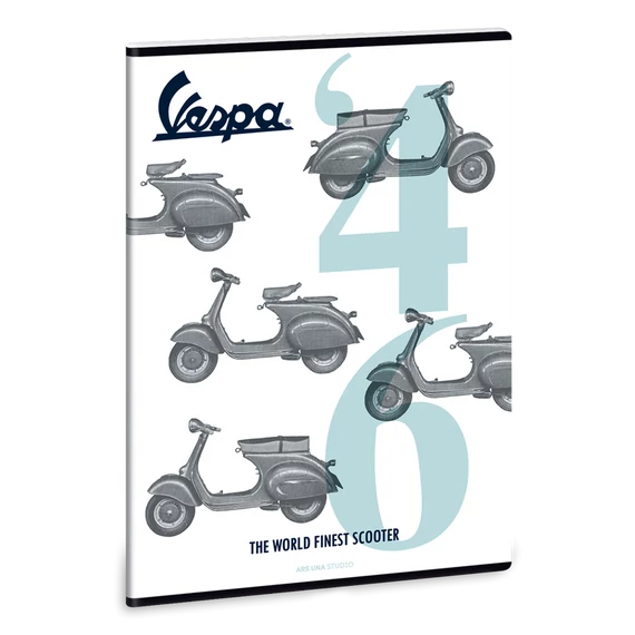 Vespa '46 A/4 extra kapcsos füzet-négyzethálós