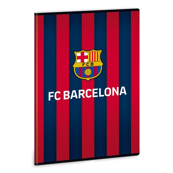 FC Barcelona A/4 extra kapcsos füzet-négyzethálós