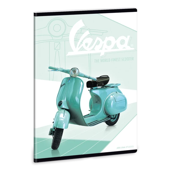 Vespa Retro A/5 extra kapcsos füzet-vonalas