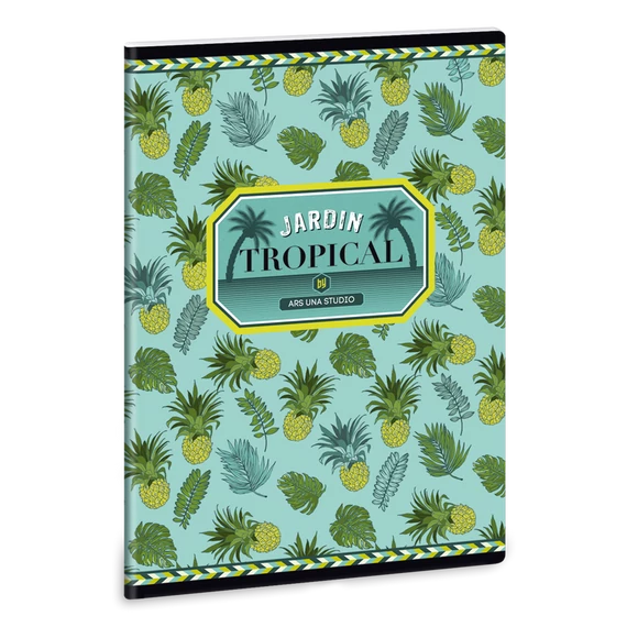Ars Una Yellow pineapple A/5 extra kapcsos füzet-négyzethálós