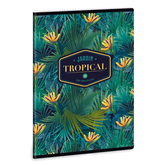 Ars Una Tropical Florida A/5 extra kapcsos füzet-négyzethálós