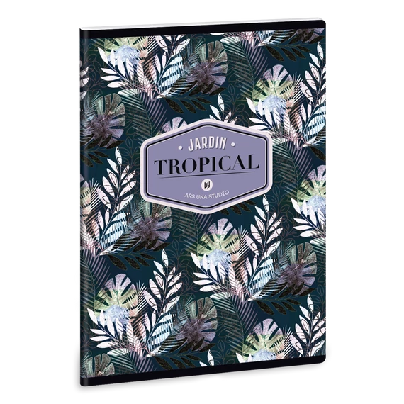Ars Una Tropical Palm Leaf A/5 extra kapcsos füzet-négyzethálós