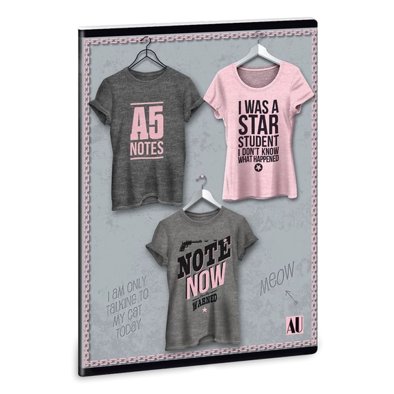 Ars Una Shirt 1 A/5 extra kapcsos füzet-sima
