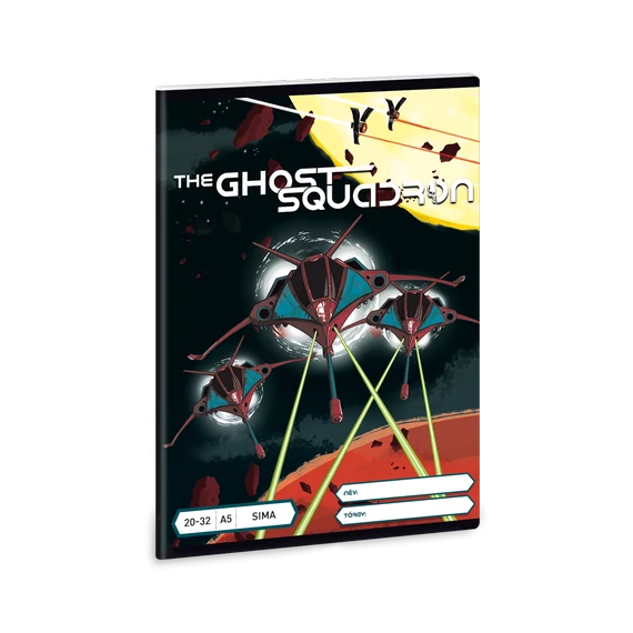 Ars Una The Ghost Squadron űrhajós A/5 sima füzet 20-32
