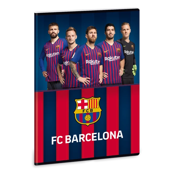 FC Barcelona A/4 extra kapcsos füzet-sima