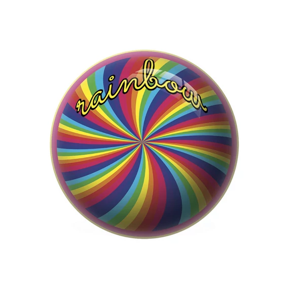 Labda 23 cm - Forgó szivárvány
