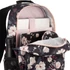 Ars Una Flowery black hátizsák AU-14