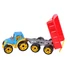 Műanyag traktor utánfutóval - 53 cm