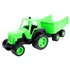 Műanyag traktor utánfutóval 68 cm - többféle