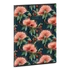 Ars Una Flowery green A/4 extra kapcsos füzet-négyzethálós