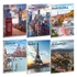 Ars Una Cityscape A/4 extra kapcsos füzet-négyzethálós