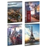 Ars Una Cityscape  A/5 extra kapcsos füzet-szótár