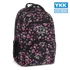 Ars Una Pearl Blossom black ergonomikus hátizsák 27 L